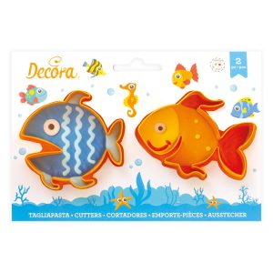 Plastični izrezivači za kekse, ribice