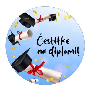 Jestiva pokrivka, okrugla, Diploma