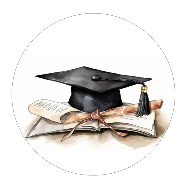 Jestiva pokrivka, okrugla, Diploma