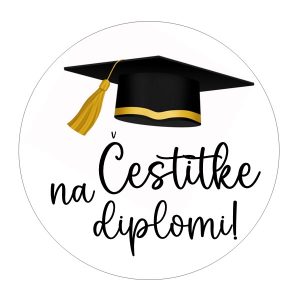 Jestiva pokrivka, okrugla, Diploma