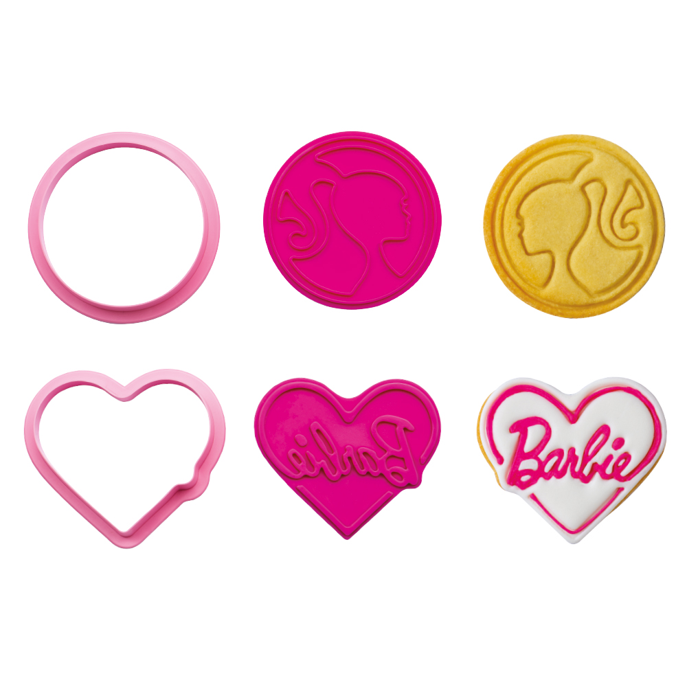 Plastični izrezivači za kekse, Barbie - Slika 3