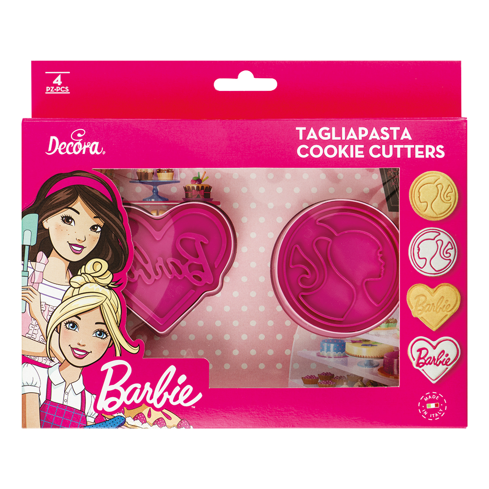 Plastični izrezivači za kekse, Barbie
