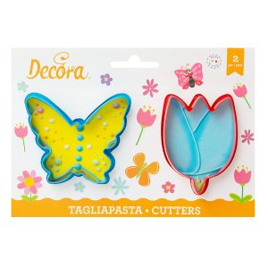 Plastični izrezivači za kekse, leptir i cvijet
