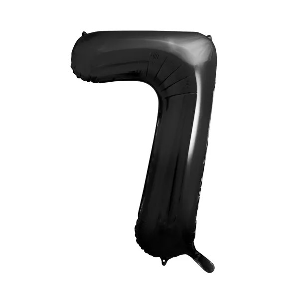 Folijski baloni brojevi 0-9, crni, 86 cm - Slika 9