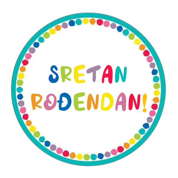 Jestiva pokrivka, okrugla, Rođendan