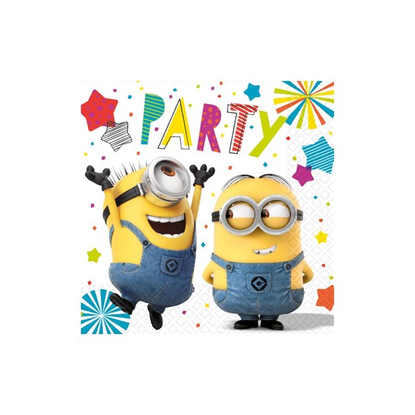 Party salvete Minions, 33*33 cm