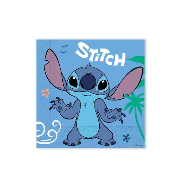 Party salvete Stitch, 33*33 cm