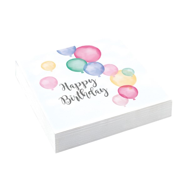 Party salvete, Happy Birthday, 33*33 cm