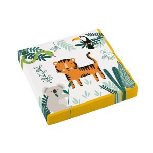 Party salvete SAFARI, 33*33 cm