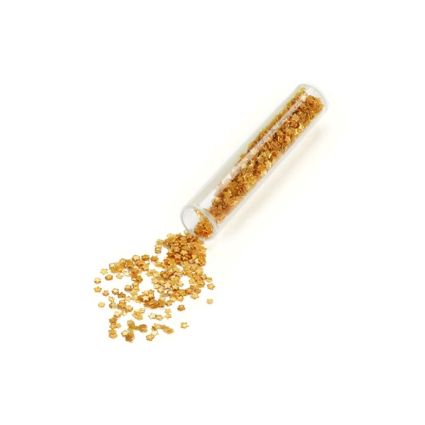Šećerna dekoracija, zlatne zvjezdice, 2.8 g - Slika 2