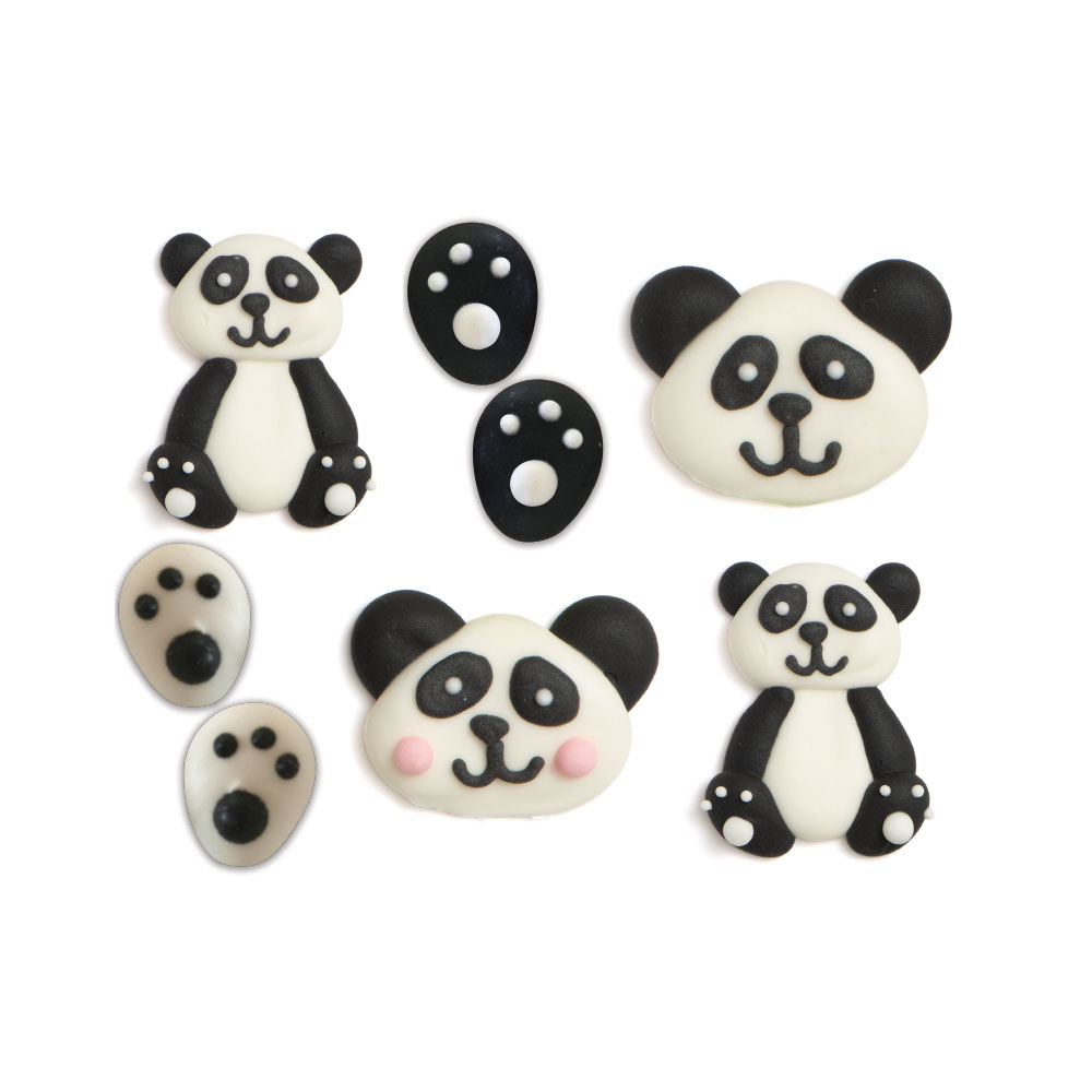 Šećerna dekoracija, panda - Slika 2