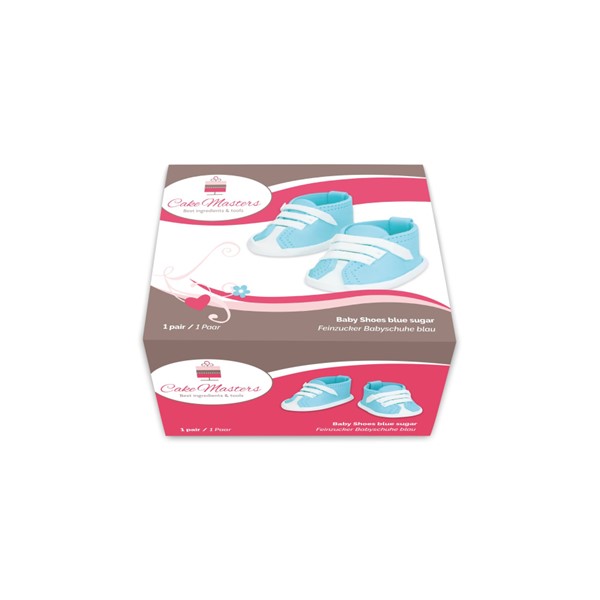Šećerna figura Baby cipelice, plave - Slika 2