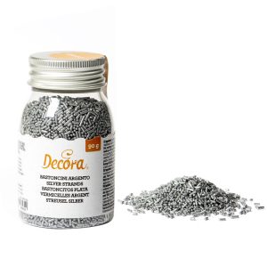 secerne mrvice za dekoraciju srebrne