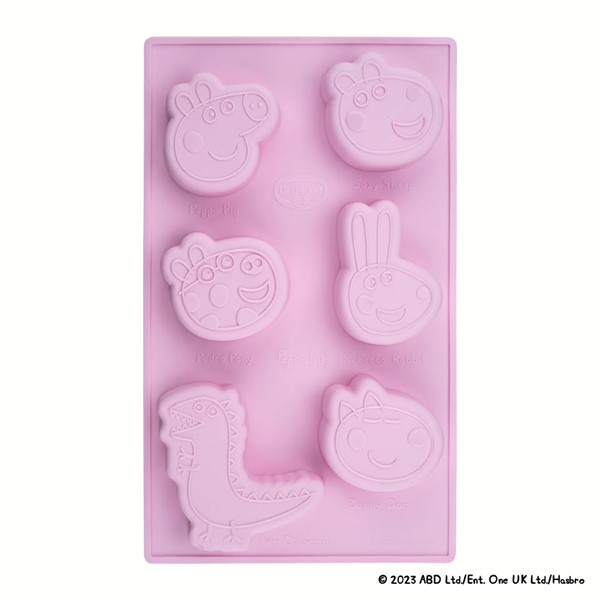 Peppa Pig, silikonski kalup za mini kolačiće