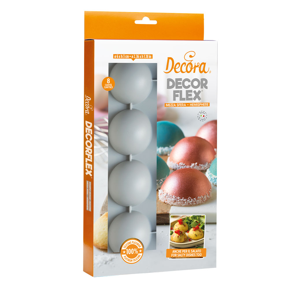 silikonski kalup polu sfera
