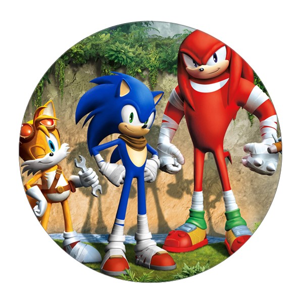 Jestiva pokrivka, okrugla, Sonic super jež