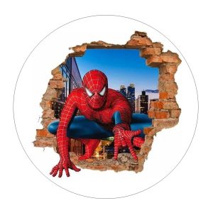 Jestiva pokrivka, okrugla, Spiderman