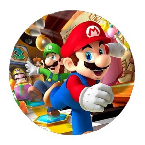 Jestiva pokrivka, okrugla, Super Mario