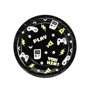 Tanjur Gamer party, 23 cm
