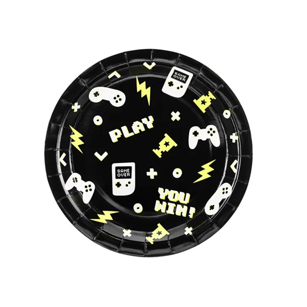 Tanjur Gamer party, 23 cm