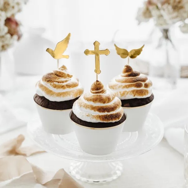 Cupcake topperi Prva pričest/Krizma, 6 kom - Slika 2