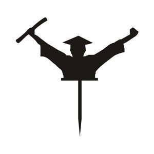 Topper diploma, muška silueta