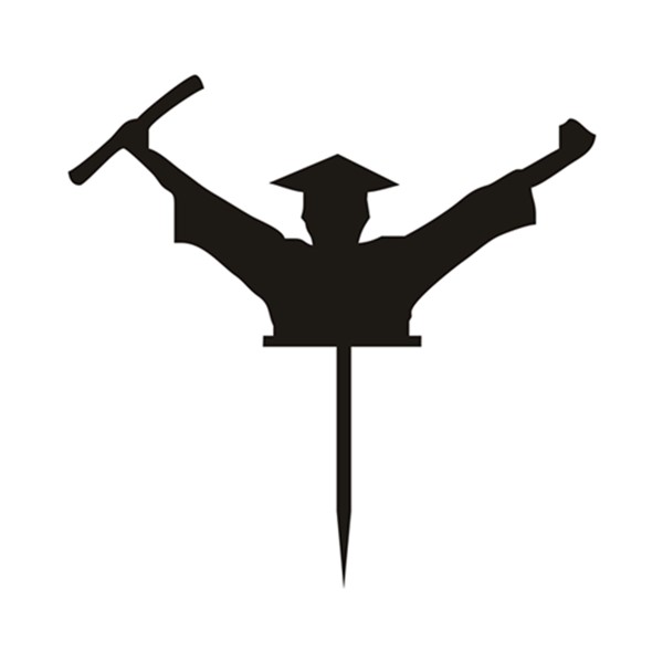 Topper diploma, muška silueta