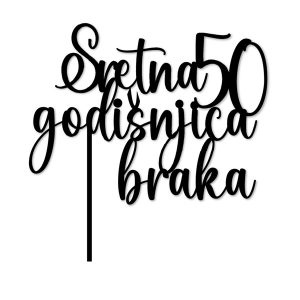 Topper Sretna godišnjica braka, 50