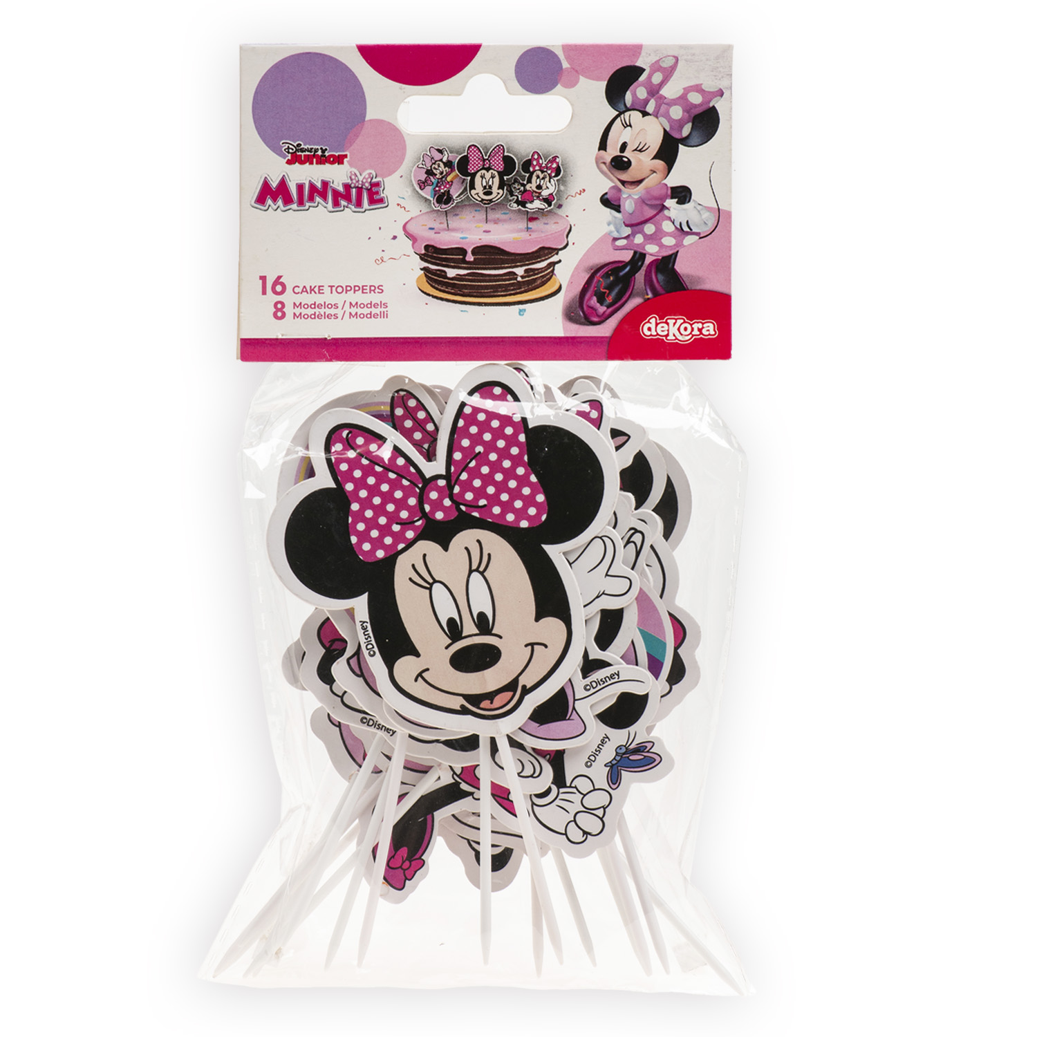 Papirnati topperi Minnie Mouse, 16 kom - Slika 2
