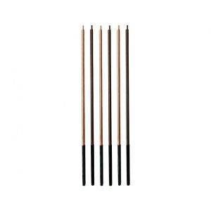 Visoke svjećice smeđe/bakrene, 17 cm