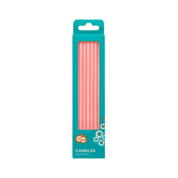 Rođendanske svjećice, biserno roza, 15.5 cm - Slika 3