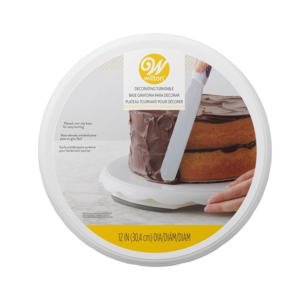 Rotirajući stalak za torte, plastični, 28 cm, Wilton - Slika 2