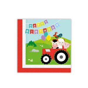 Party salvete Životinjska farma, 33*33 cm