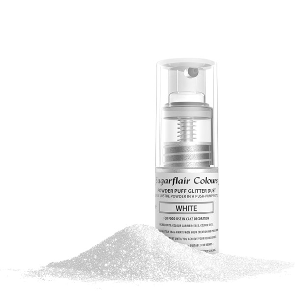 Glitter dust svjetlucavi prah, bijeli, 10 g - Slika 7