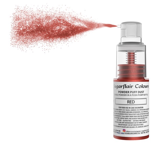 Glitter dust svjetlucavi prah, crveni, 10 g - Slika 2