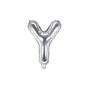 Folijski balon 35cm, slovo Y, silver