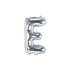 Folijski balon 35cm, slovo E, silver