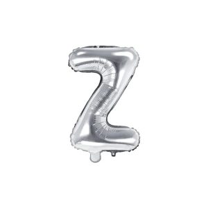 Folijski balon 35cm, slovo Z, silver