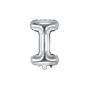 Folijski balon 35cm, slovo I, silver