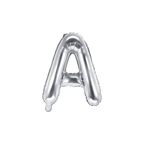 Folijski balon 35cm, slovo A, silver