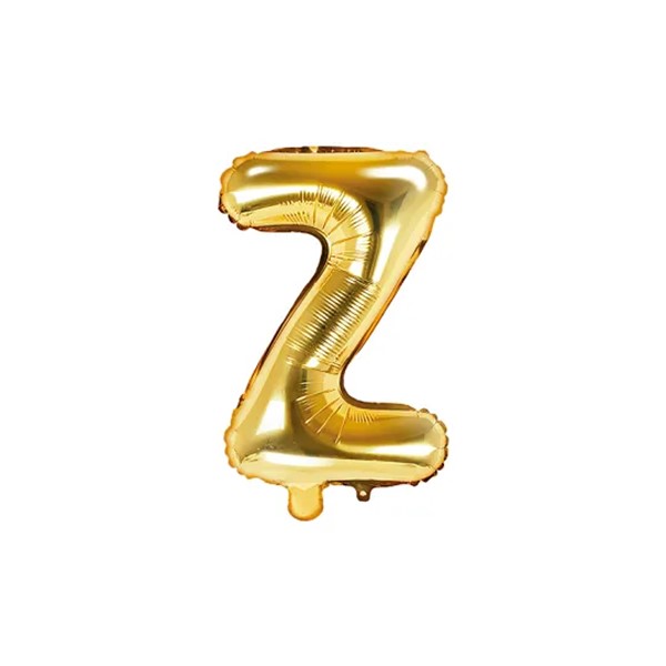 Folijski balon 35cm, slovo Z, gold
