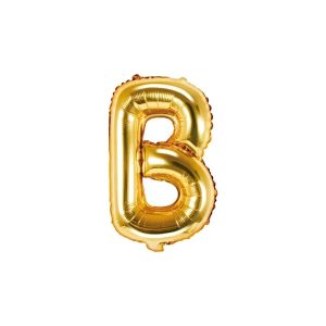 Folijski balon 35cm, slovo B, gold