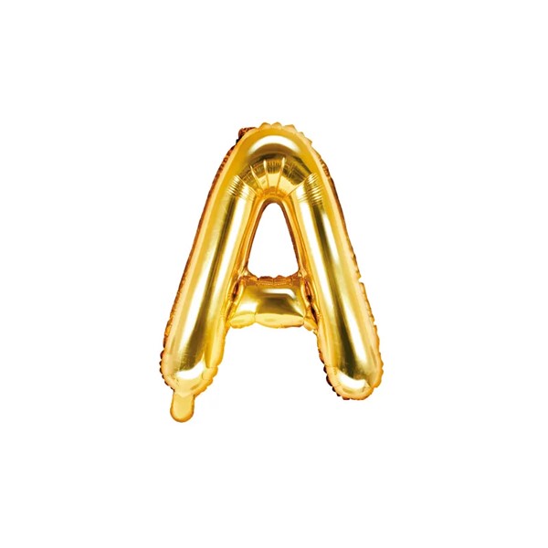 Folijski balon 35cm, slovo A, gold
