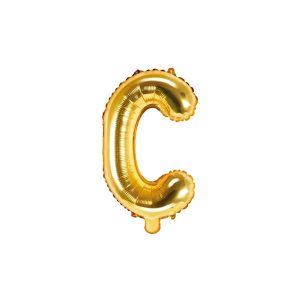 Folijski balon 35cm, slovo C, gold