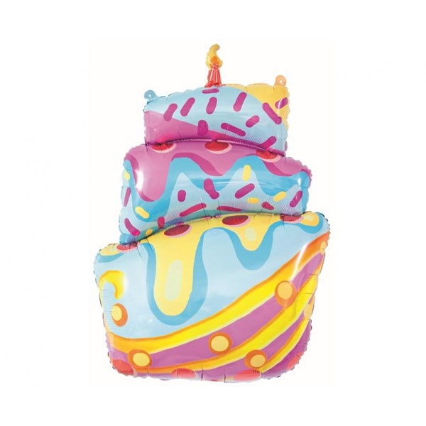 Folijski balon rođendanska torta, 77 cm