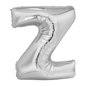 Folijski balon 80cm, slovo Z, silver