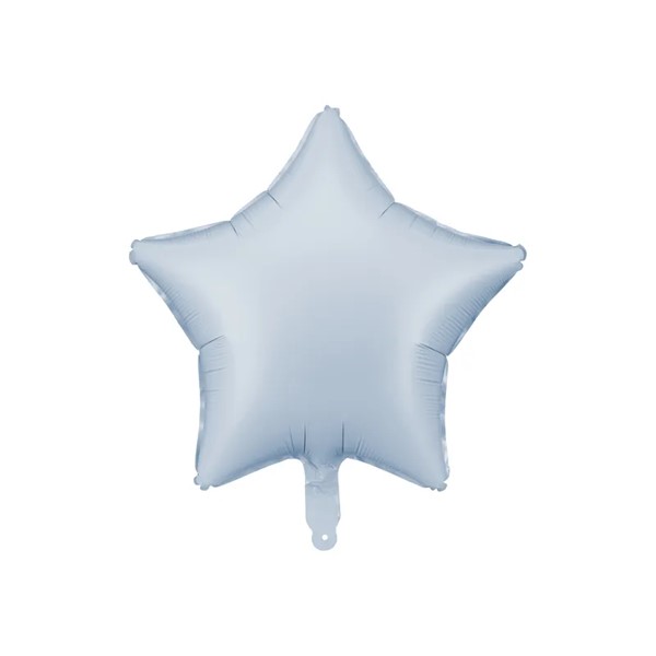 Folijski balon zvijezda, sivo plavi, 48 cm