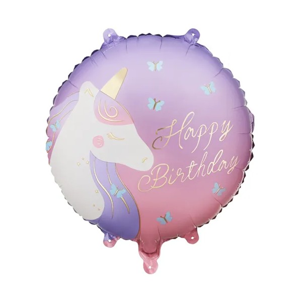 Folijski balon Happy Birthday, 35 cm
