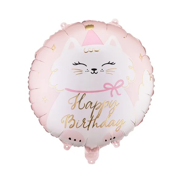 Folijski balon Happy Birthday, 35 cm