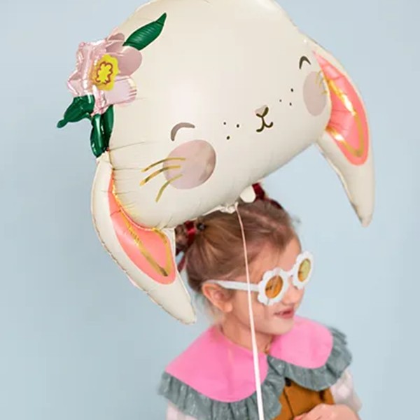 Folijski balon zeko, 50x45 cm - Slika 2